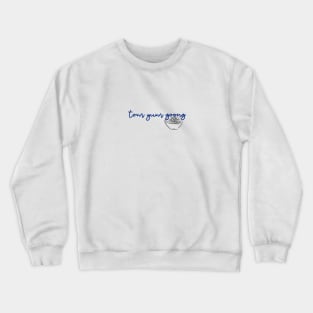 tom yum goong - Thai blue - Flag color - with sketch Crewneck Sweatshirt